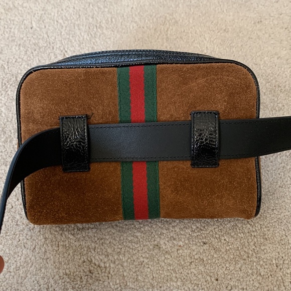 SOLD NEW Gucci Ophidia Suede Belt Bag - Picture 3 of 10